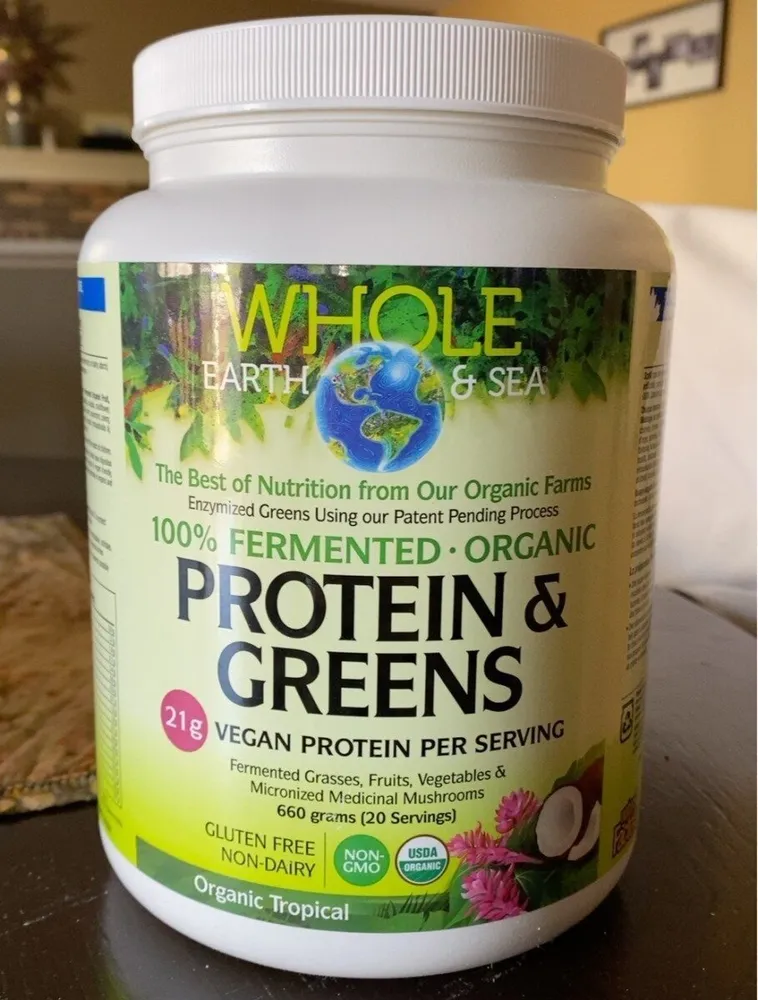 100% Fermented Organic Protein & Greens