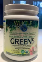 Fermented organic greens