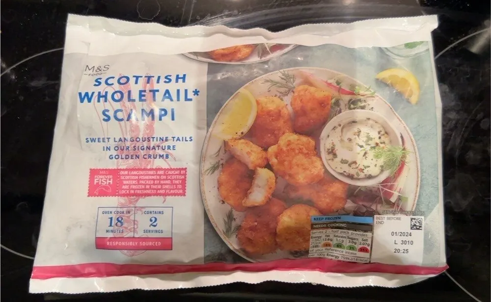 scottish wholetail scampi