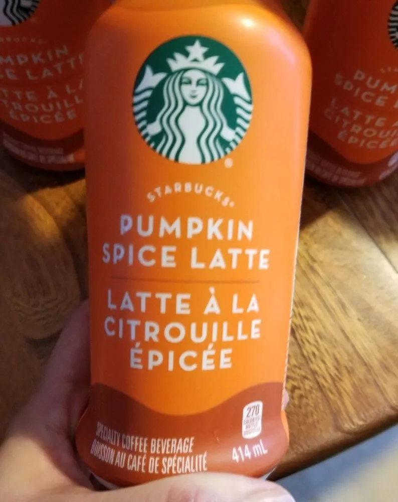 Pumpkin Spice Latte Specialty Coffee Beverage