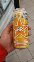 Orange Swirl Rockstar Punched
