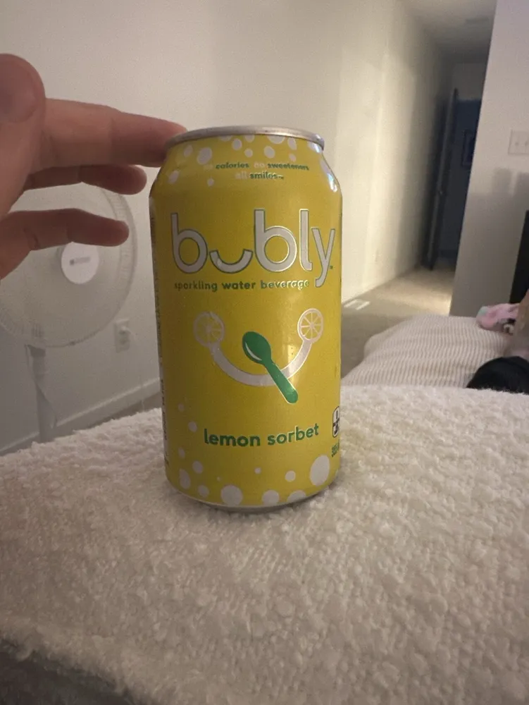Lemon Sorbet Sparkling Water Beverage