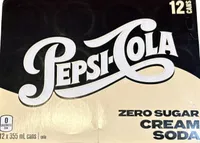 Pepsi-Cola Zero Sugar Cream Soda