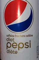 Pepsi diète sans caféine
