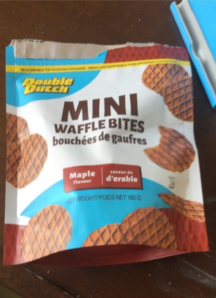 Bouchées de gaufres saveur d'érable