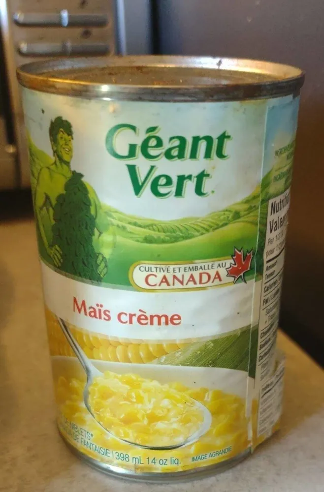 Maïs en crème