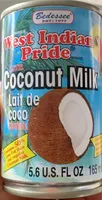 West indian prode coconut milk