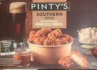 Southern style crispy chicken boneless thighs