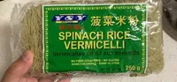 Spinach rice vermicelli