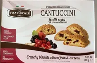 Pan Ducale Crunchy Biscuits Red Fruits & Oat Brass