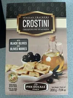 Italian Crackers With Black Olives