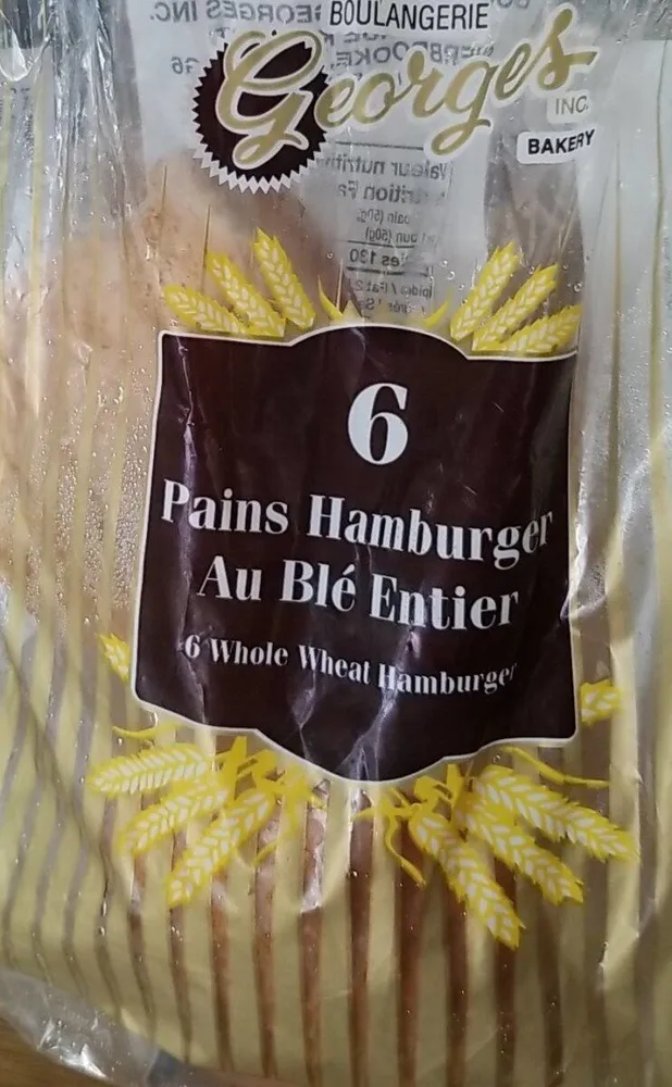 Pains hamburger au blé entier