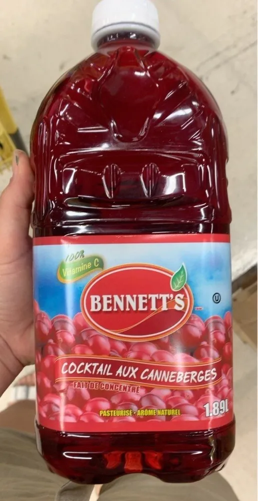 Cocktail aux canneberges