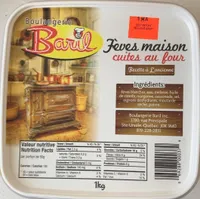 Fèves maison cuites au four
