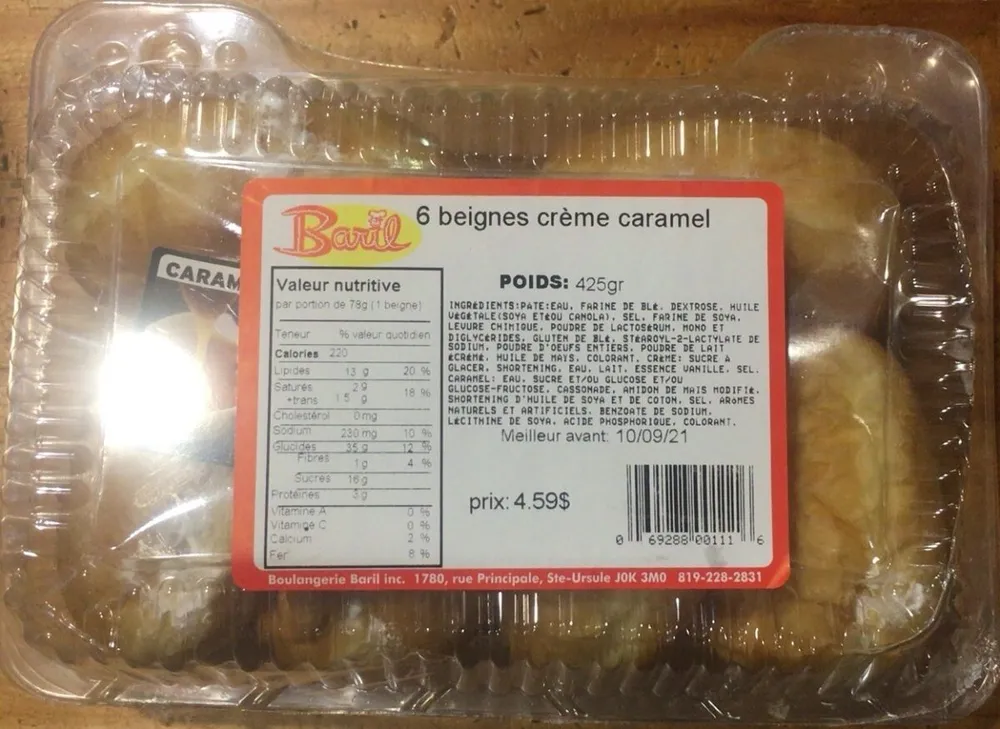 beignes crème caramel