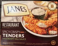 SPICY CRISPY TENDERS with CREAMY DILL SAUCE