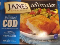 Battered cod