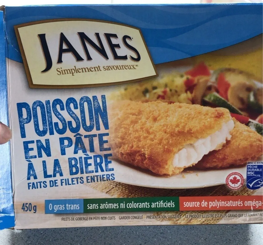 Poisson en pate a la biere