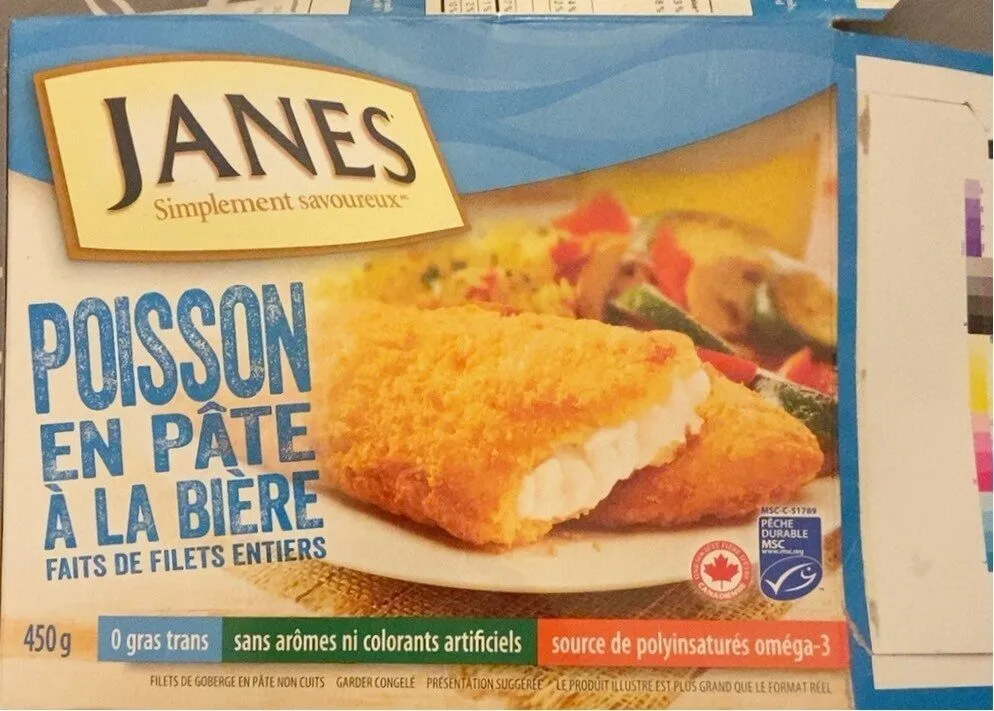 Poisson en pâte à la bière