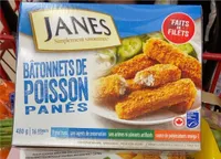 Batonnets de poisson panés