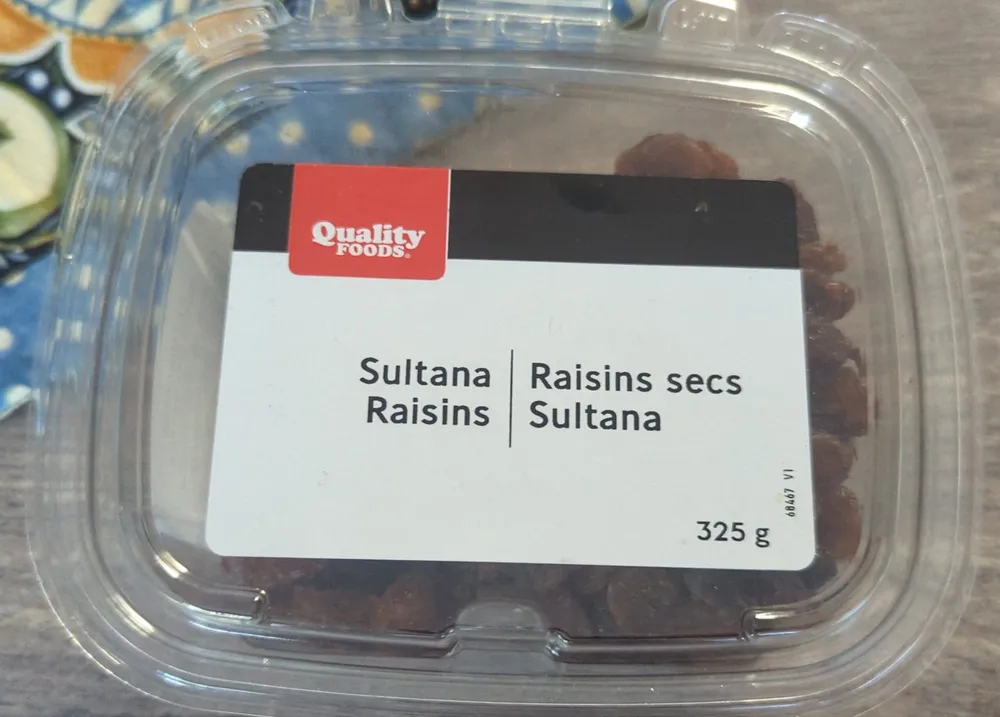 Sultana Raisins QF