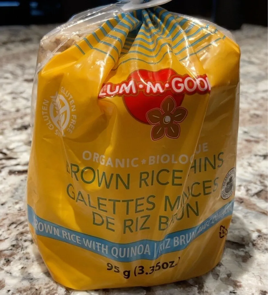 Brown rice thins