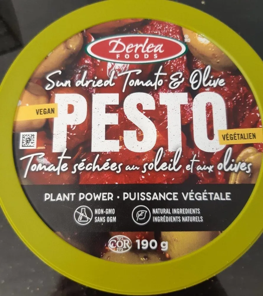 Pesto tomates séchées et olives