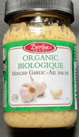Organic minced garlic