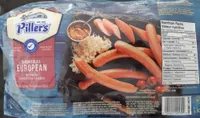 Saucisses fumées européennes