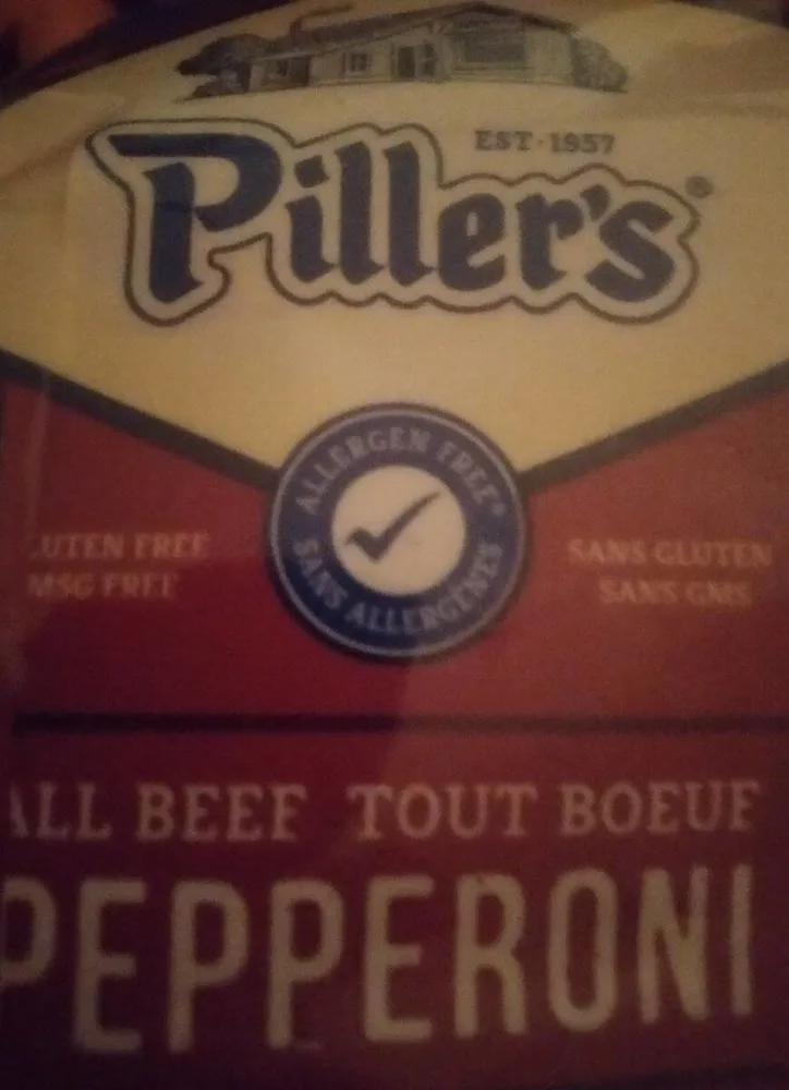 Piller's All beef peperoni