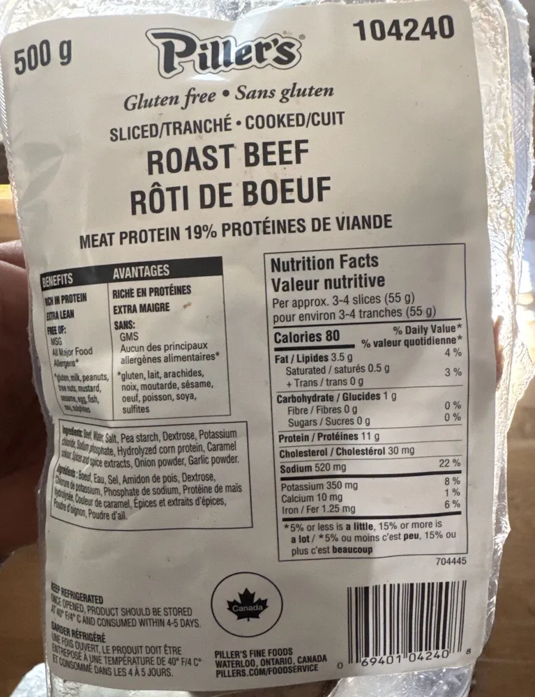 Sliced Roast Beef