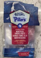 Cooked smoked montreal meat
