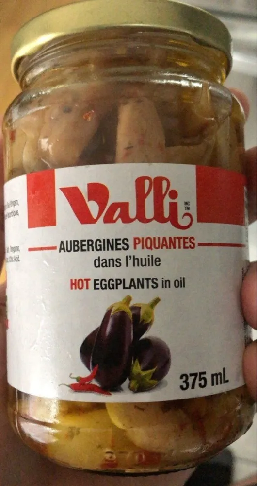 Aubergines piquantes dans l’huile