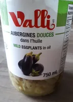 Aubergines douces dans l'huile