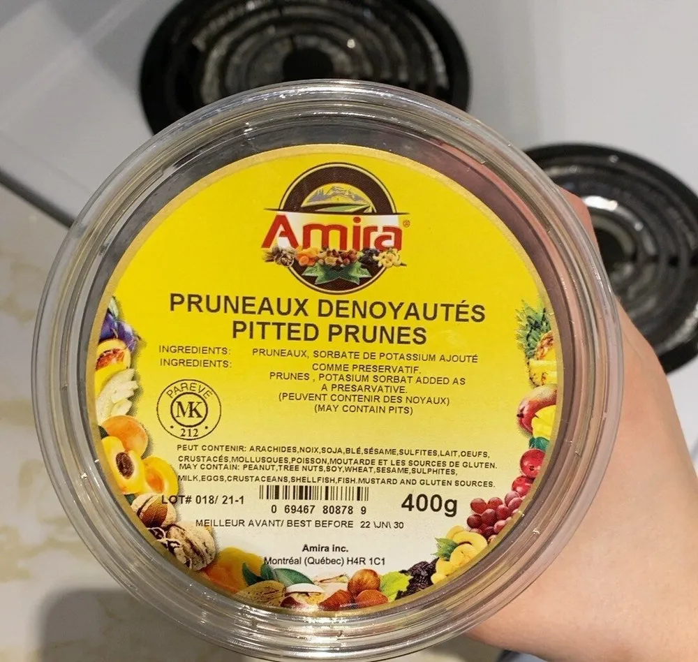 Pruneaux denoyautés