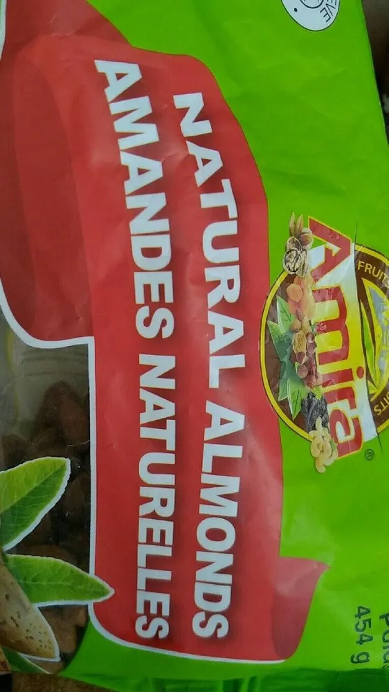 Natural almonds