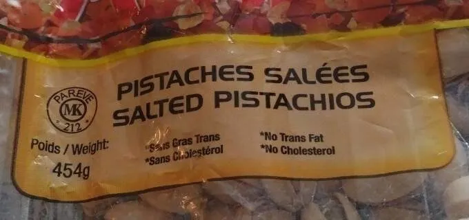 Pistaches salées