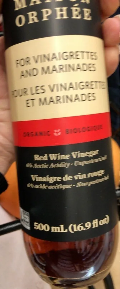 Organic Red Wine Vinegar