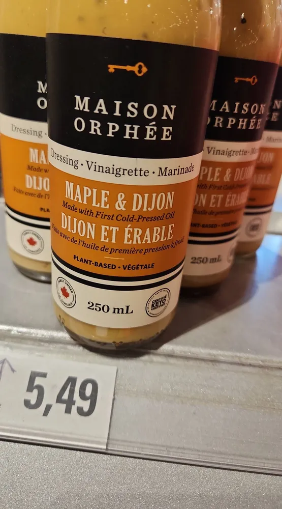 Maple & Dijon Dressing