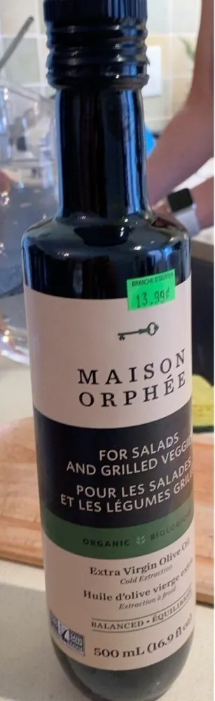 Organic Extra Virgin Olive Oil
