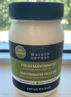 Fresh mayonnaise with olive oil