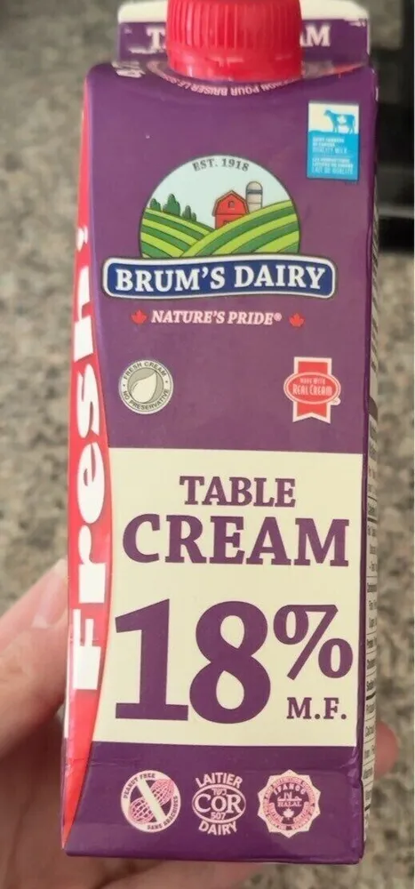 18% Table Cream