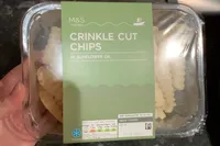 Crinkle cut chips