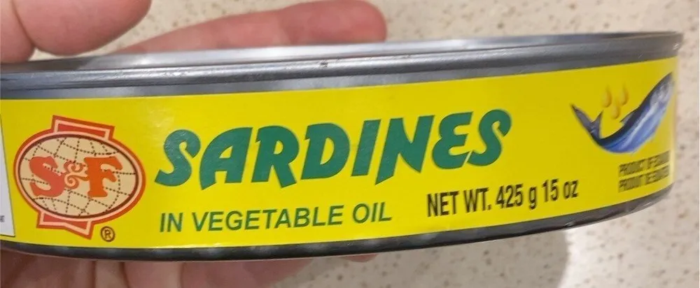Sardines in vegetable oil