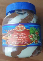 Chocolate hazelnut spread duo