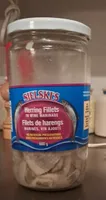 Filets de harengs marinés