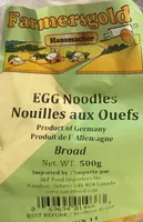 Egg noodles