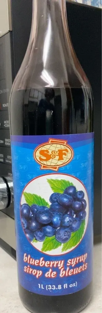 Blueberry syrup