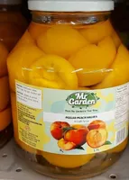 peeled peach halves