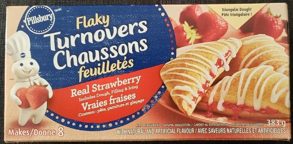 Chaussons feuilletés Fraise